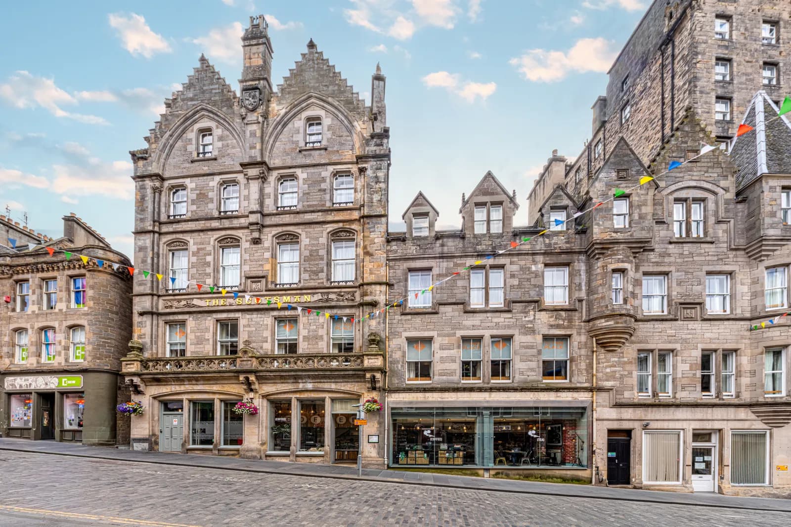 The Inn Place Edinburgh — Old Town hotel in the 1860 Scotsman building on Cockburn Street
